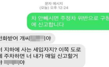 주정차 위반자의 최후